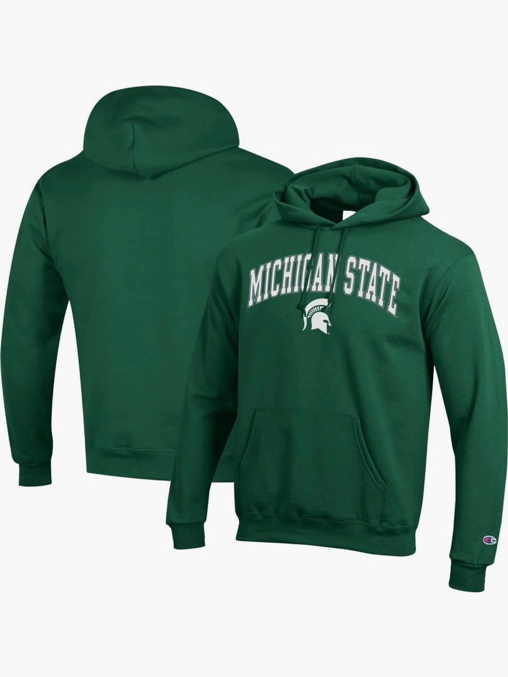 Champion Green Michigan State Hoodie